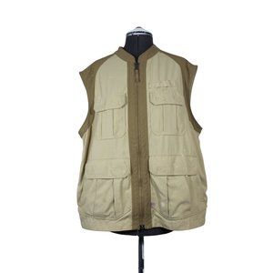 Duluth‎ Trading men's full zip front sports utility hunting fishing vest L